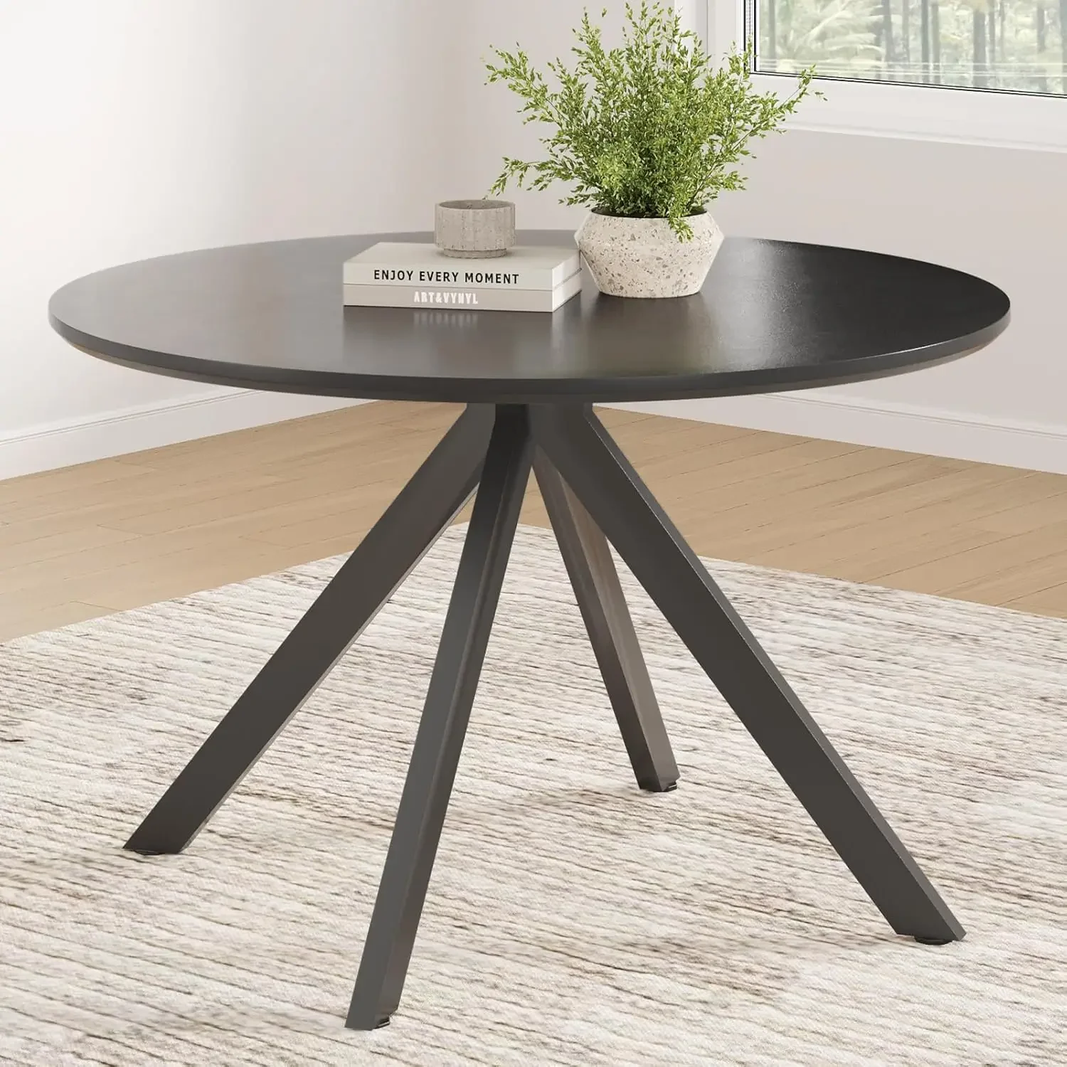 Black Dining Table for 4-6 Person|47