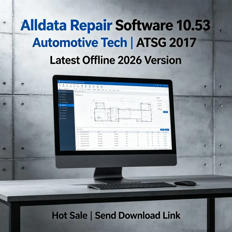 Alldata Repair Software 10.53 Automotive Tech Latest Offline 2026 Hot Sale All Data ATSG 2017 Send Link