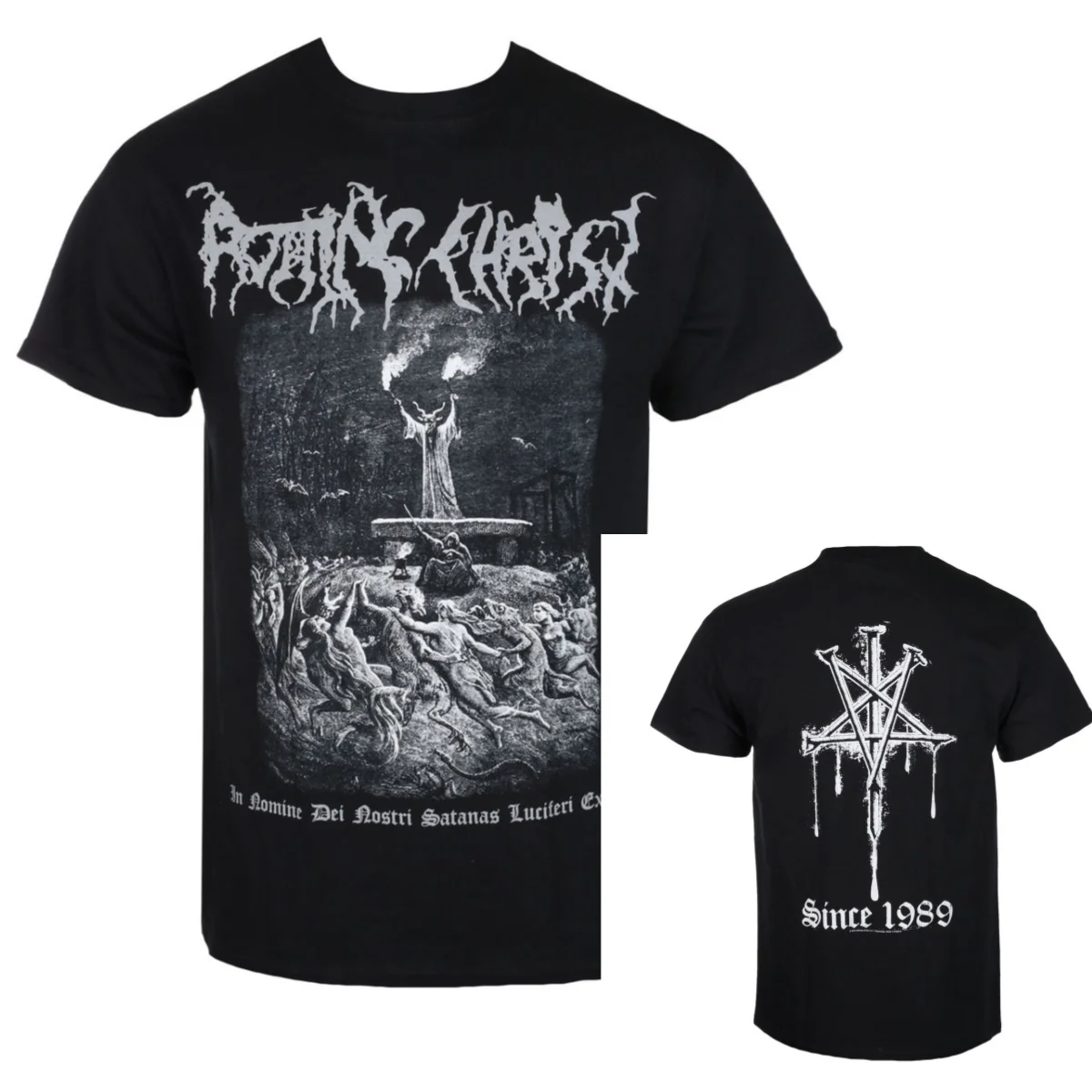 New Rotting Christ Graphic Cotton T-shirt Unisex Summer Short Sleeve Fashion Brand Tee Luxury Casual Vintage Tees