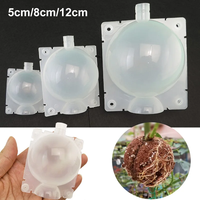 

Transparent Propagation tree Plant Rooting Ball branch root grow box Nursery pots High Pressure Graft Breeding Case 5/8/12cm t1