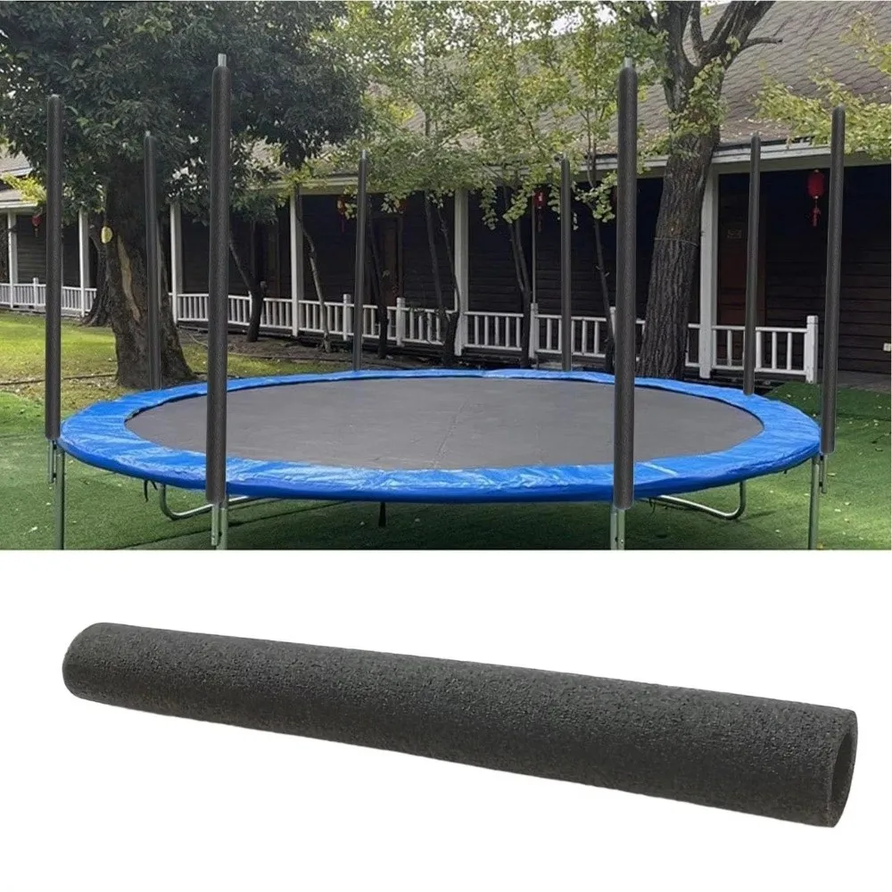 6PCS 40CM Trampoline Pole Foam Sleeves Hollow Round Soft Safety Protect Sleeve Easy Slip On Waterproof Protective Cover Padding