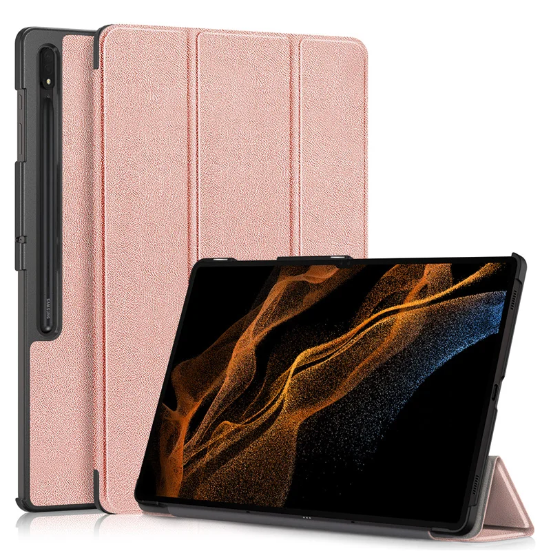 Funda magnética inteligente para tableta, carcasa para Samsung Galaxy Tab S7 de 11 pulgadas, S7 + S7Plus de 12,4 pulgadas