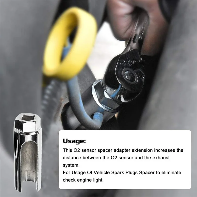 

ABPR-Automotive Oxygen Sensor And Thread Chaser Set - 5-Piece O2 Sensor Socket Kit For Sensor Removal