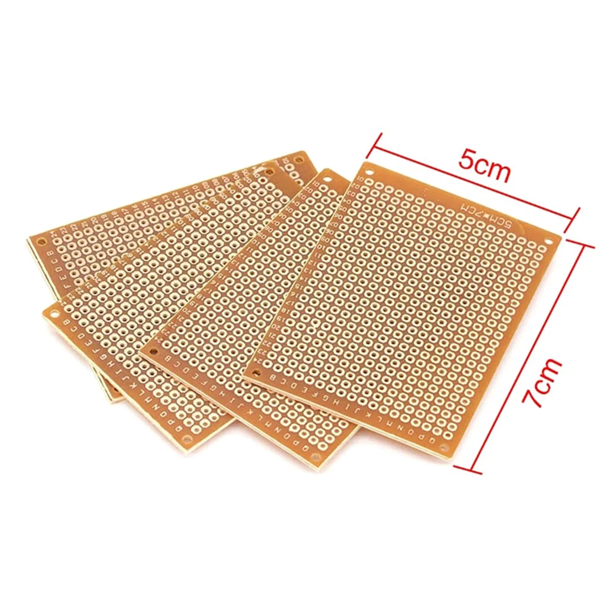 Kit prototipo PCB POSV-10 pezzi, circuito universale a 432 fori per saldatura fai-da-te e progetti elettronici