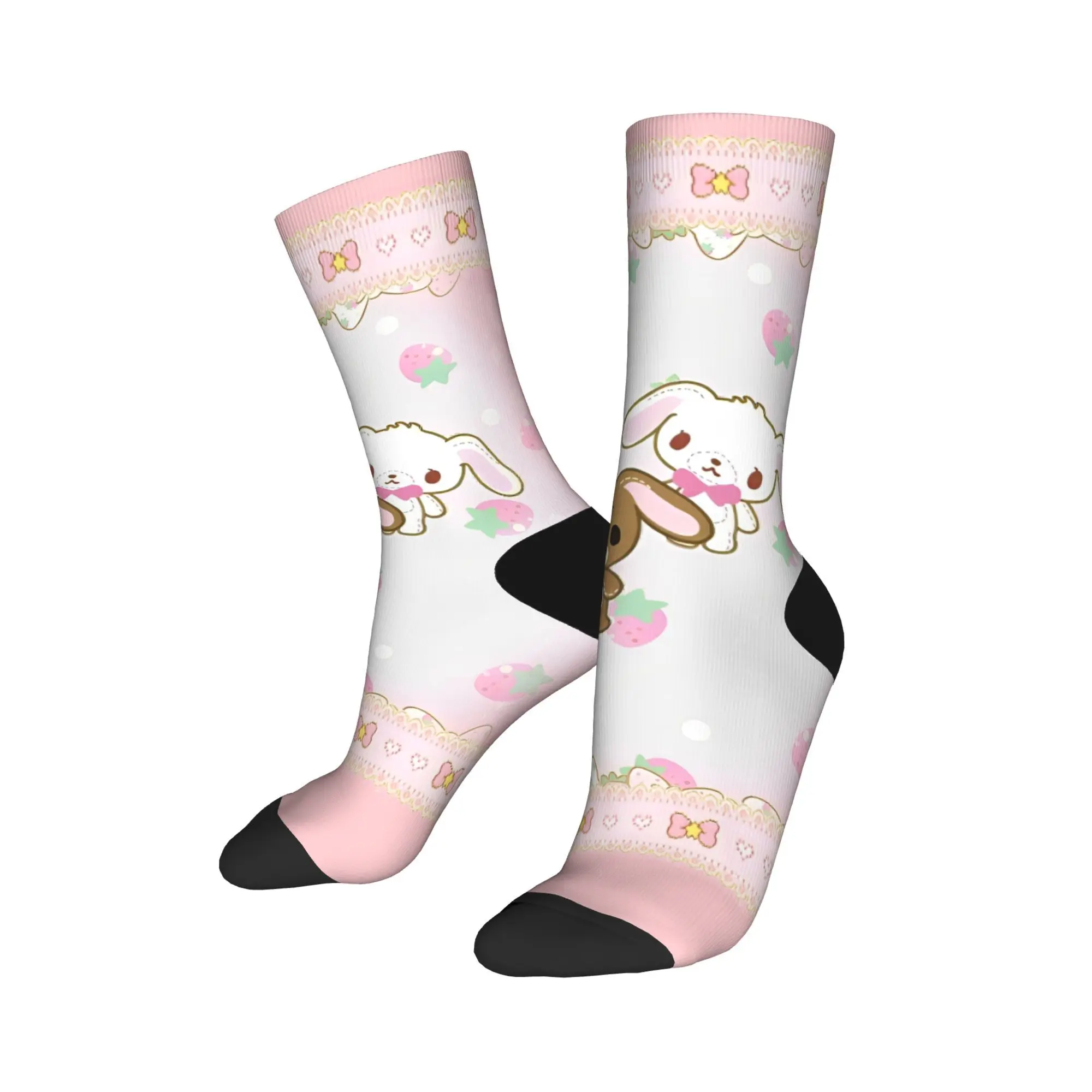 

Fashion Cute Sugarbunnies Basketball Socks Sugar Rabbit Polyester Long Socks for Women Men Sweat Absorbing Socking
