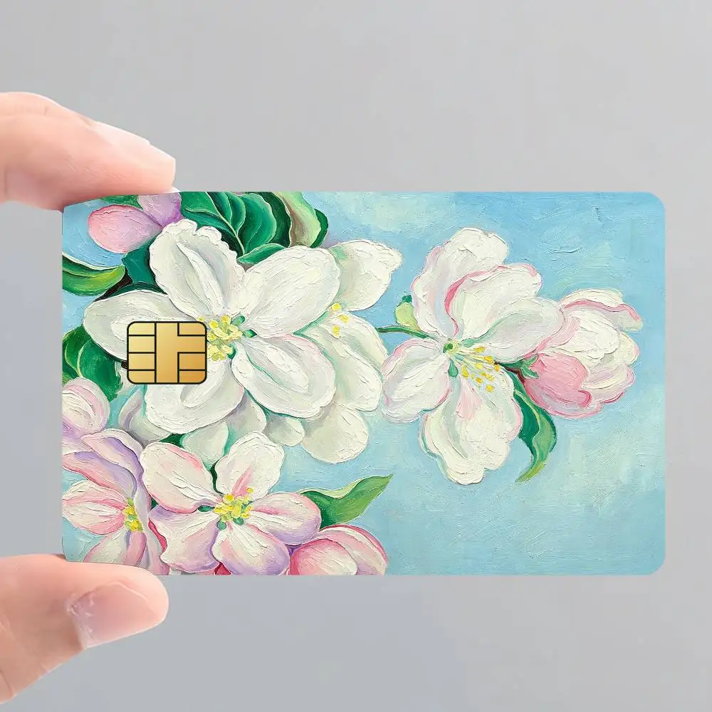 Art G-Georgia Totto O’Keeffe Card Stickers for Bank Access Protective Waterproof Film Cover Sticker Surprise Gift
