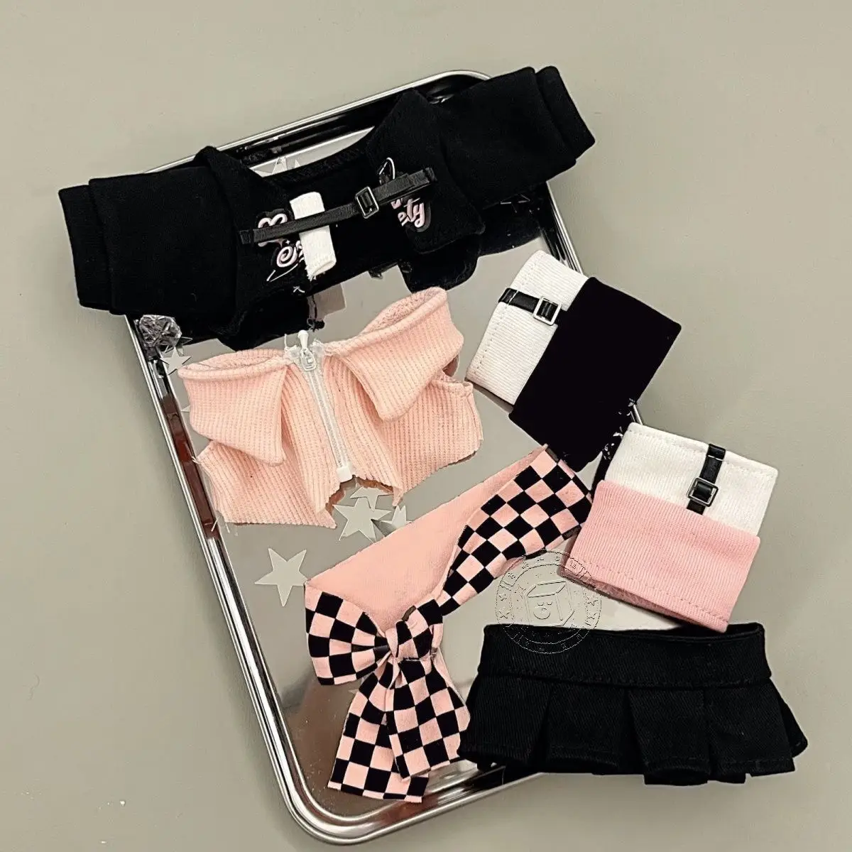 Black Powder Series 20cm and 25cm Universal Cotton Baby Doll Clothing Sports Set view 2