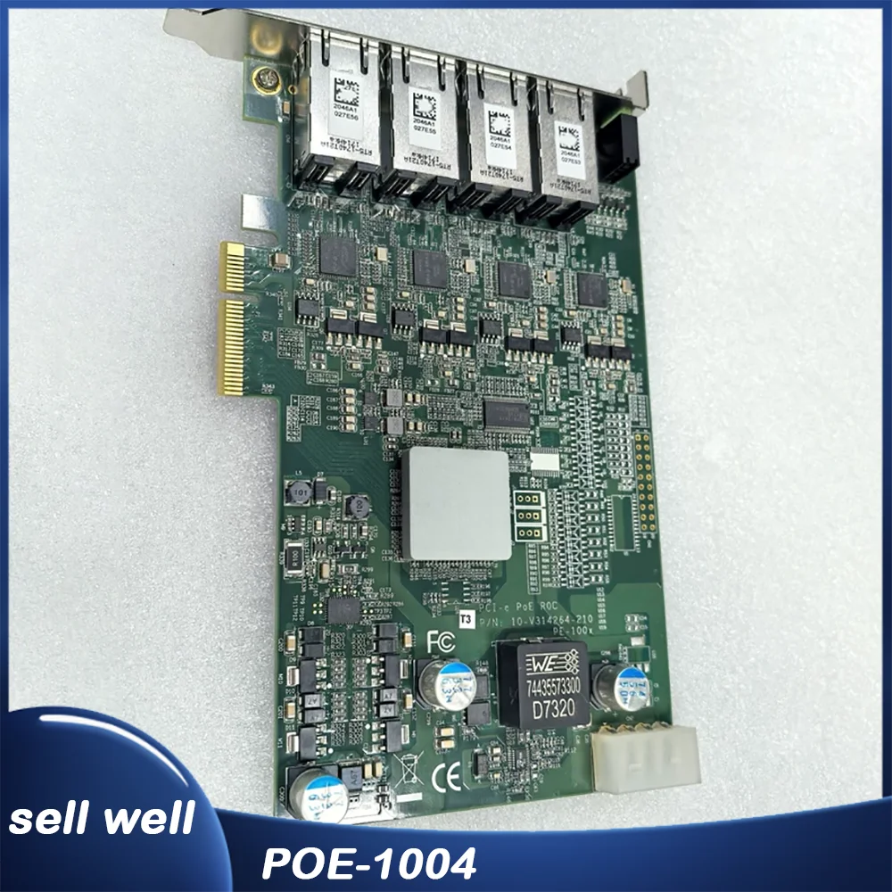 

The 4-port network card POE POE-1004
