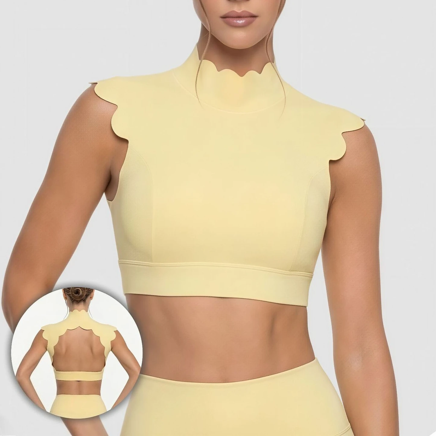 

Backless Hollow-out Waistcoat yoga top High Waist Leggings Sports Bras For Women Running Fitness workout tank top Sportswear