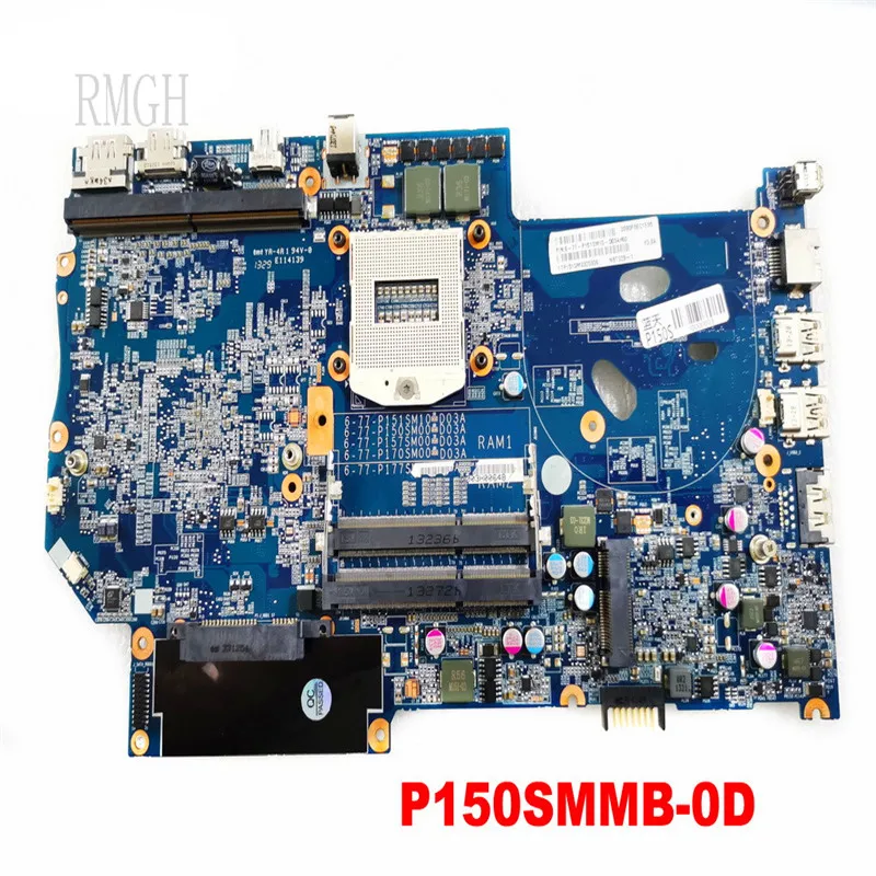 P150SMMB-0D Original FOR CLEVO  Hasee P150SM laptop motherboard  tested good free shipping  Tested 100% Good