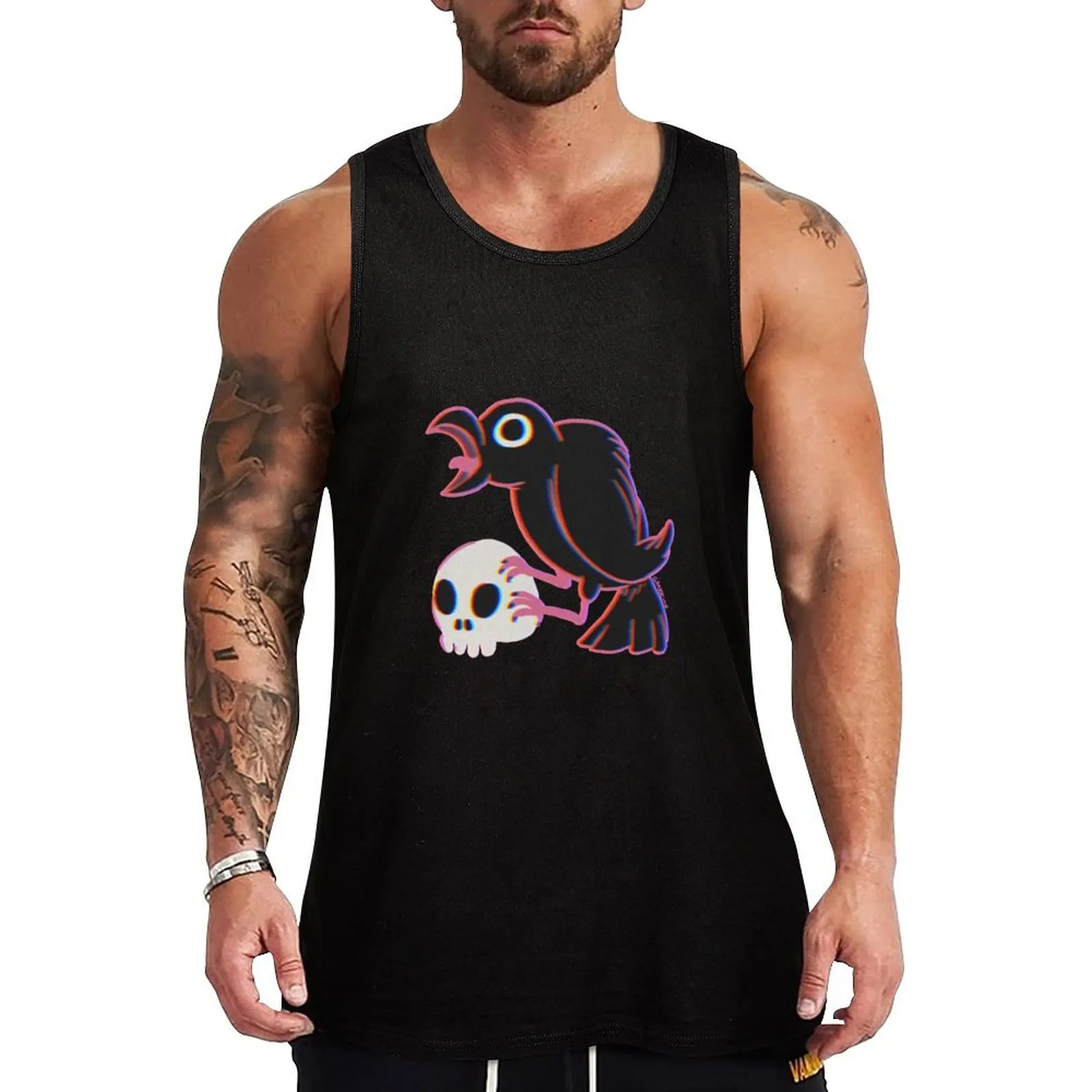

Paradise Crow Tank Top Basic Everyday Tank Top Regular Fit Soft Undershirt