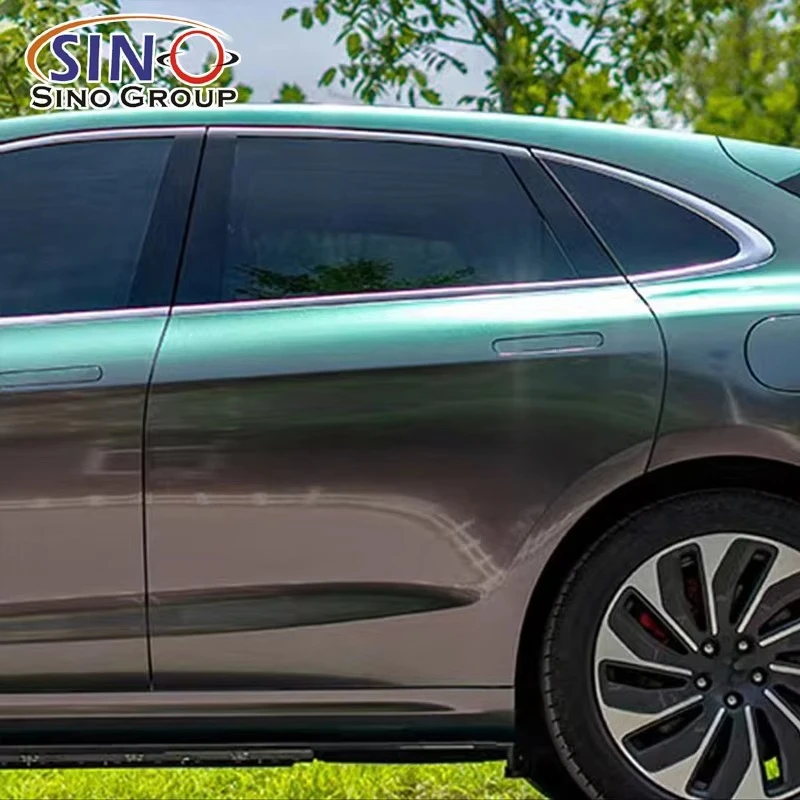 

Magic Candy Grey Green Car Vinyl High Stretchable Anti Scratch Grey Wrapping Vinyl Cars Paint protection Film