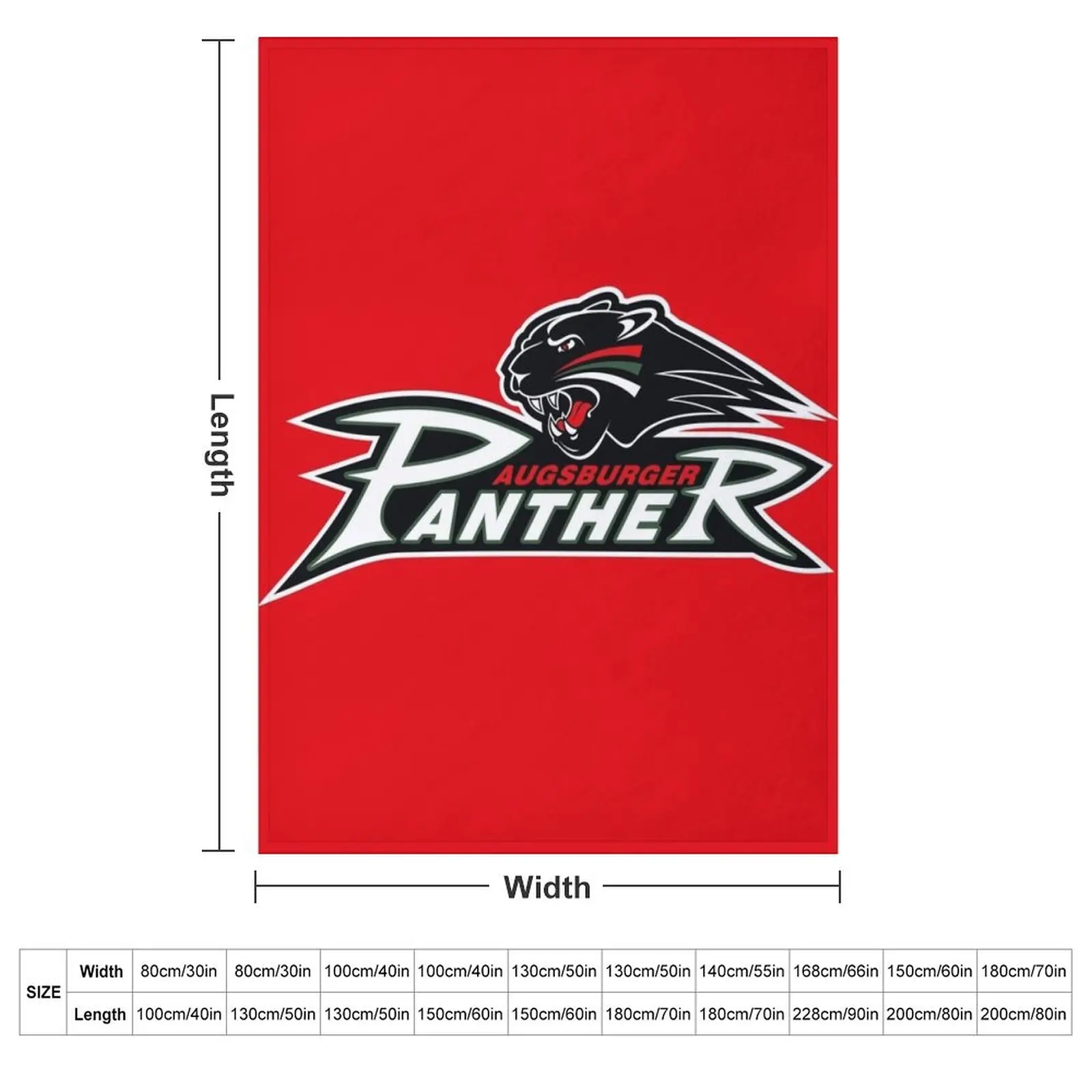 Augsburger Panther Throw Blanket Thin Decorative Beds Vintage Custom Hairys Blankets For Bed Blankets