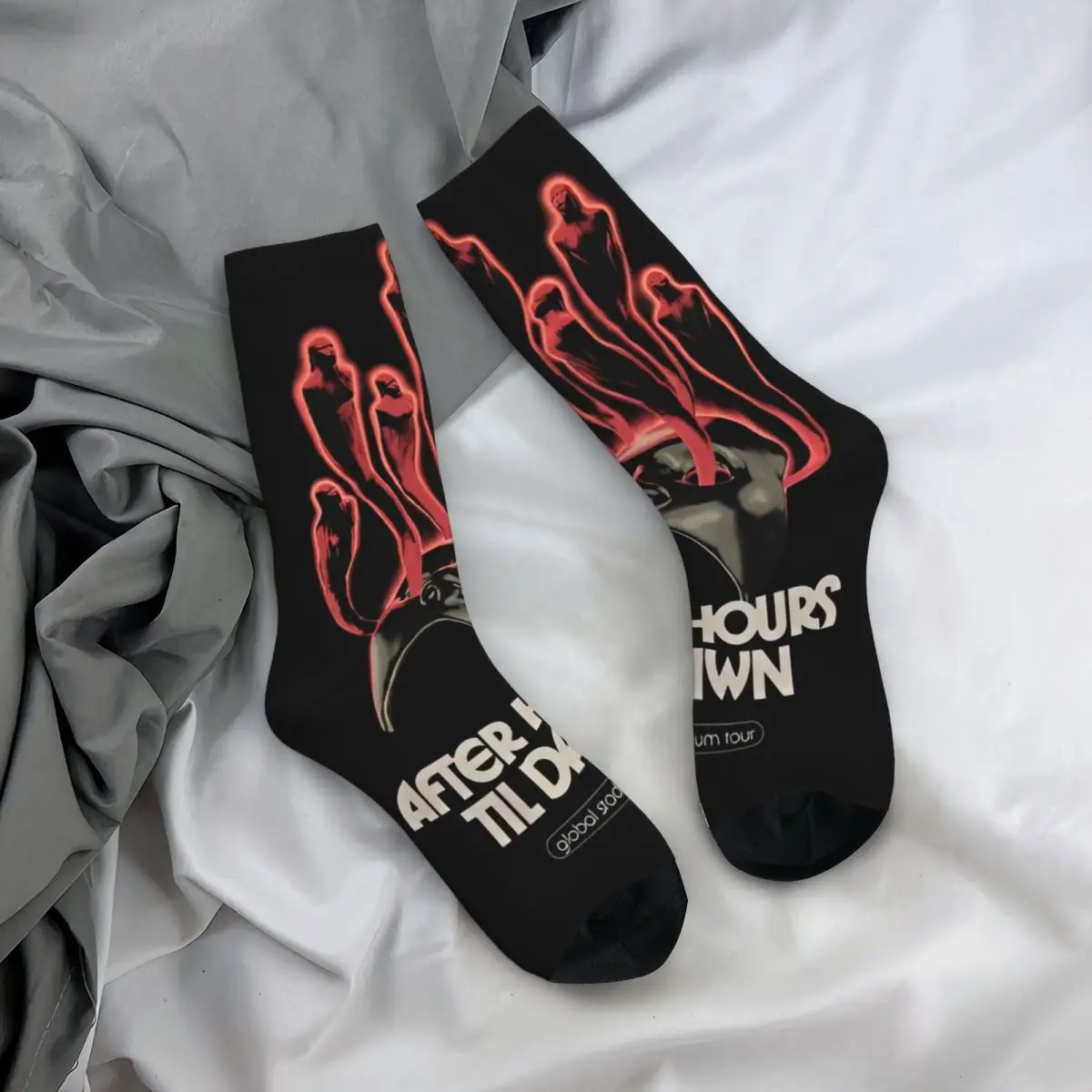 Unisex THE WEEKND After Hours Till Dawn Socks Soft Funny Happy Socks Hip Hop Merchandise Middle TubeSocks Suprise Gift Idea