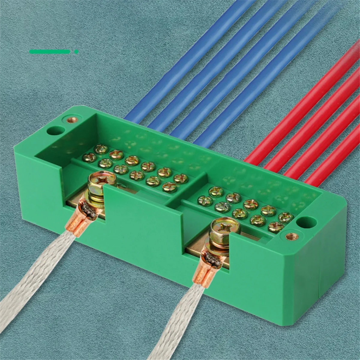 Single Phase 2-in 6 Outgoing Terminal Box Household Distribution Box Junction Box Terminal Block 220 V(6 Out)