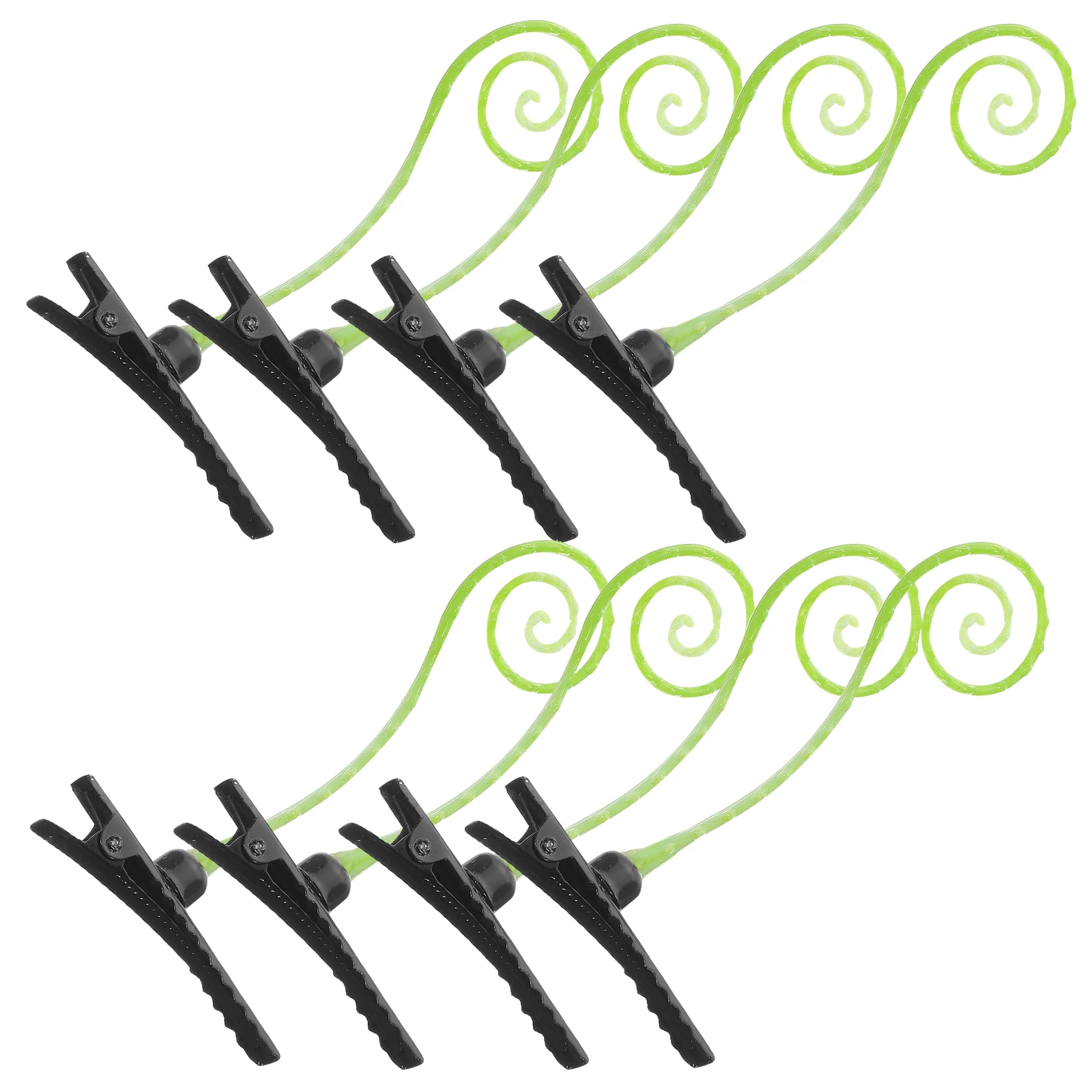 

50pcs Curly Clip Grass Clip Girls Hair Accessories For Girls Plant Style Clips Toddler Accessories Safe Kids Hair