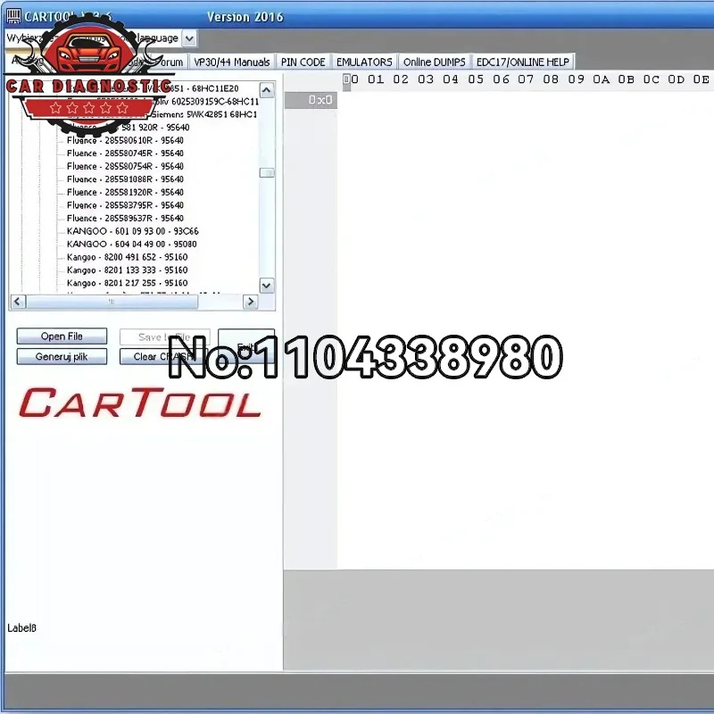 2026 hot selling  newest CarTool 3.6 Car tool for Immo and Airbag Reset Car repair software Windows 7/ 10/  11