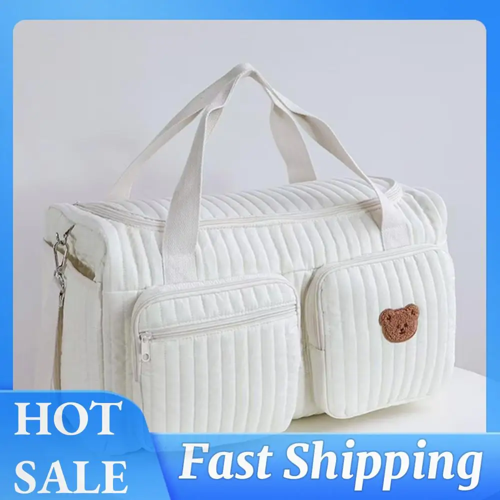 

Стеганая сумка для мамы, вместительная дорожная сумка, милая сумка для выходных, для больницы и путешествий