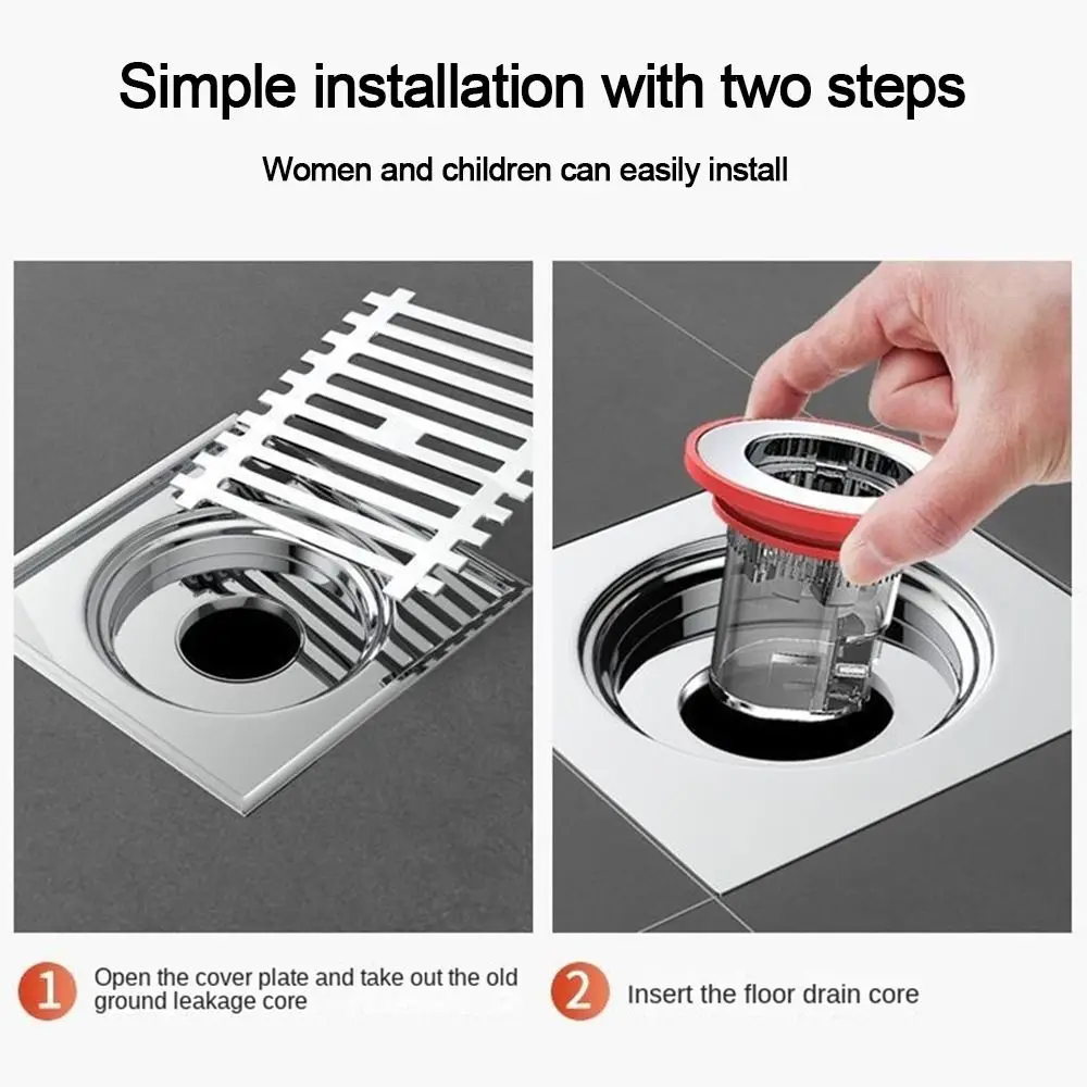 Creative Floor Drain Anti Odor Insect Prevention Drain Cover Removable Colander Seal Stopper Kitchen Bathroom Accessories