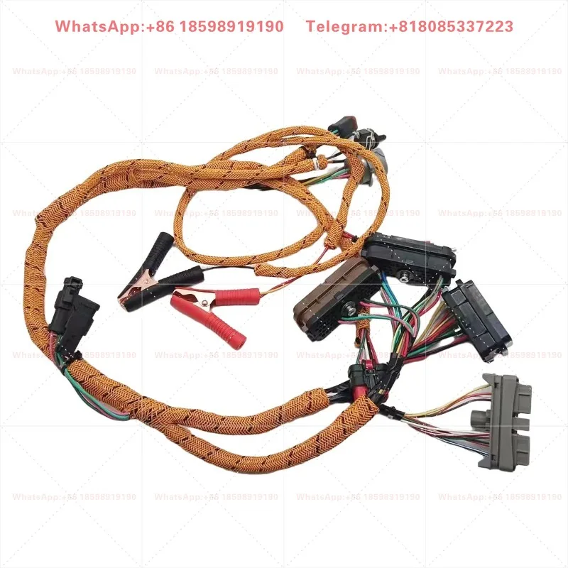 Cate-Strut Engine Test Wiring Harness, 6.4 C7 C9 C11 C15 Check Harness Throttle Start Line for Caterpillar Excavator Parts