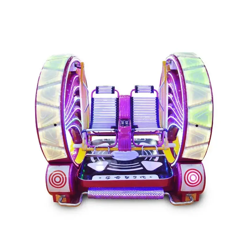 2023 Factory Sale Kids Rolling Swing Car Coin Operated Games Machine For Amusement Park