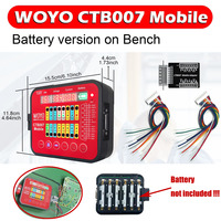 WOYO CTB007 Mobile ECU Circuit Board Testing Tool Provide ACC Power CAN Tester Box with 120 Ω Switches OBD2 Breakout Test Box