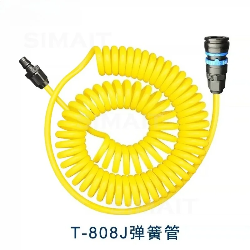 Nitrogen Gun Spring Tube TPU Telescopic Tube, Snake Hose, Dust Gun Accessories, Piping C Type Self-locking