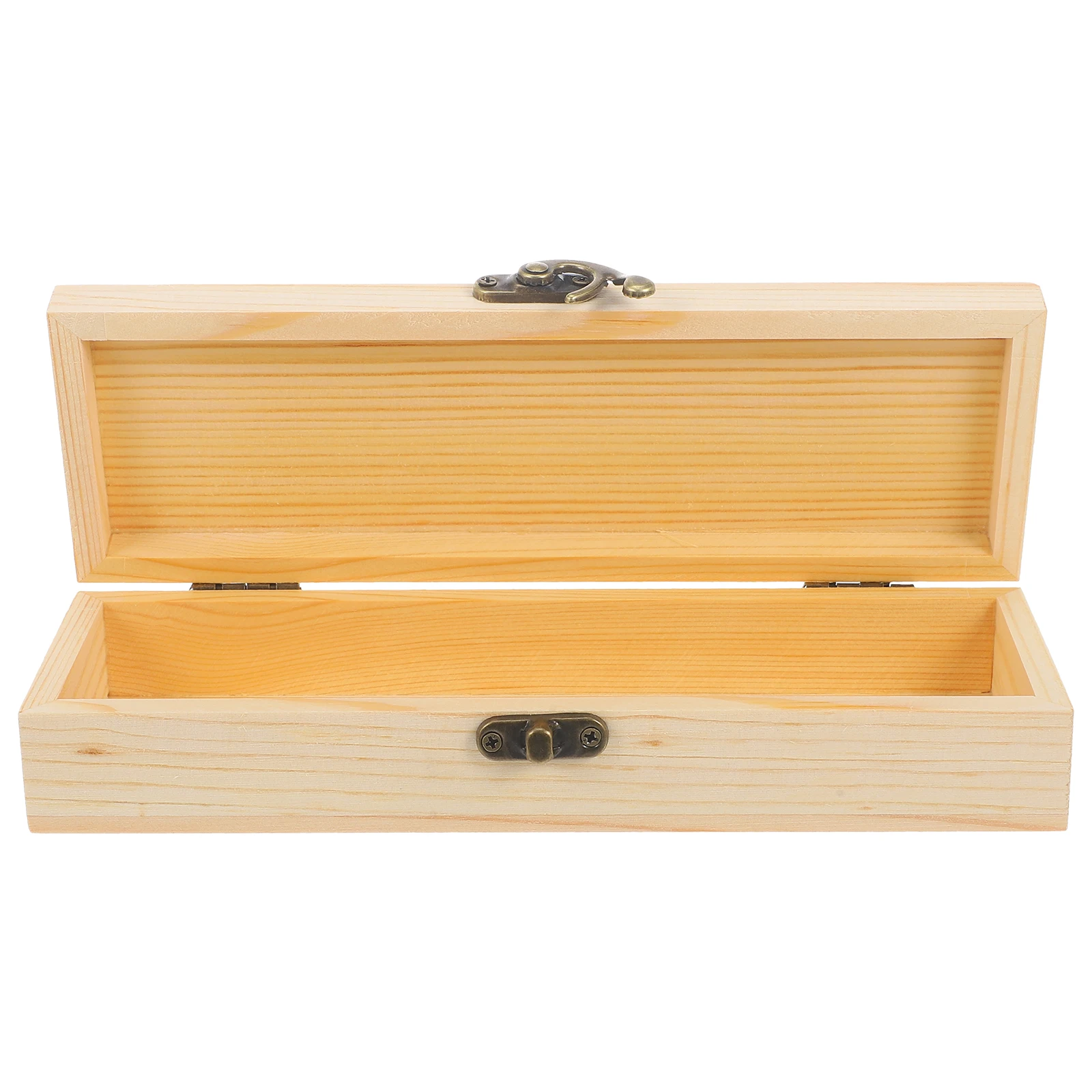 

Solid Wood Storage Box Gift Boxes Earrings Cases Sundries Holder Shatterproof Portable Lock Design Home Decor