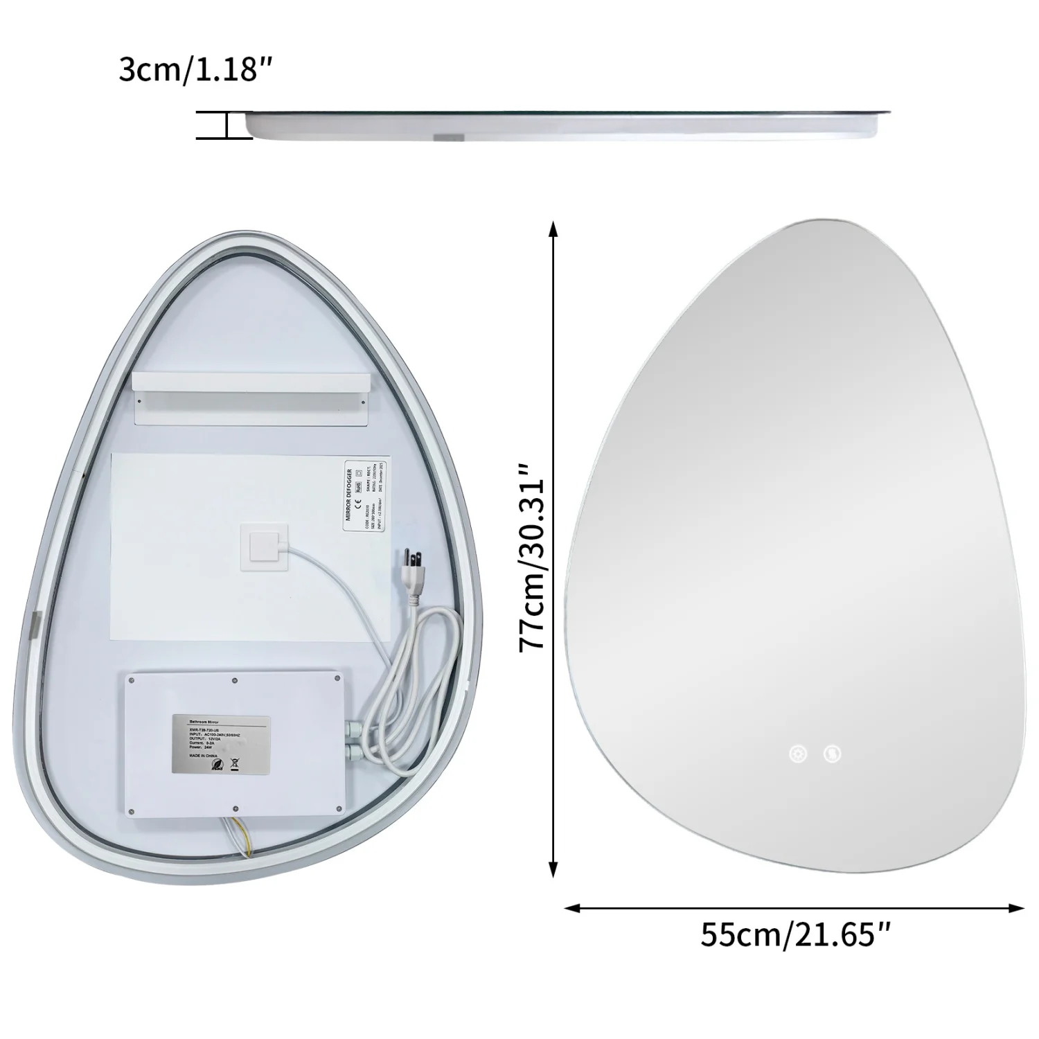 Thumbnail 4 - #17 Top Anti-Fog Bathroom Mirrors Picks for Every Budget