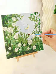 1PCS20*20CM high-light high quality paint diy digital oil painting hand-filled oil painting