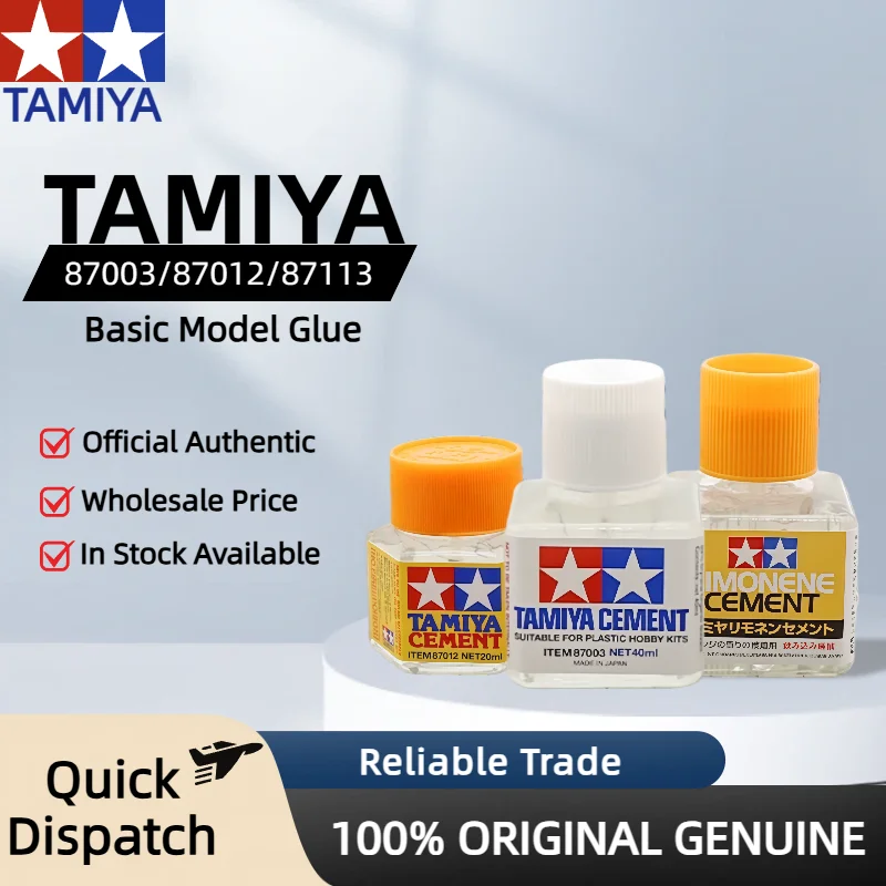 

TAMIYA 87012 87003 87113 Прецизионный аппликатор сверхтонкого цемента Клей для базовой модели Клей для сборки пластика 40 мл - Оригинальный продукт