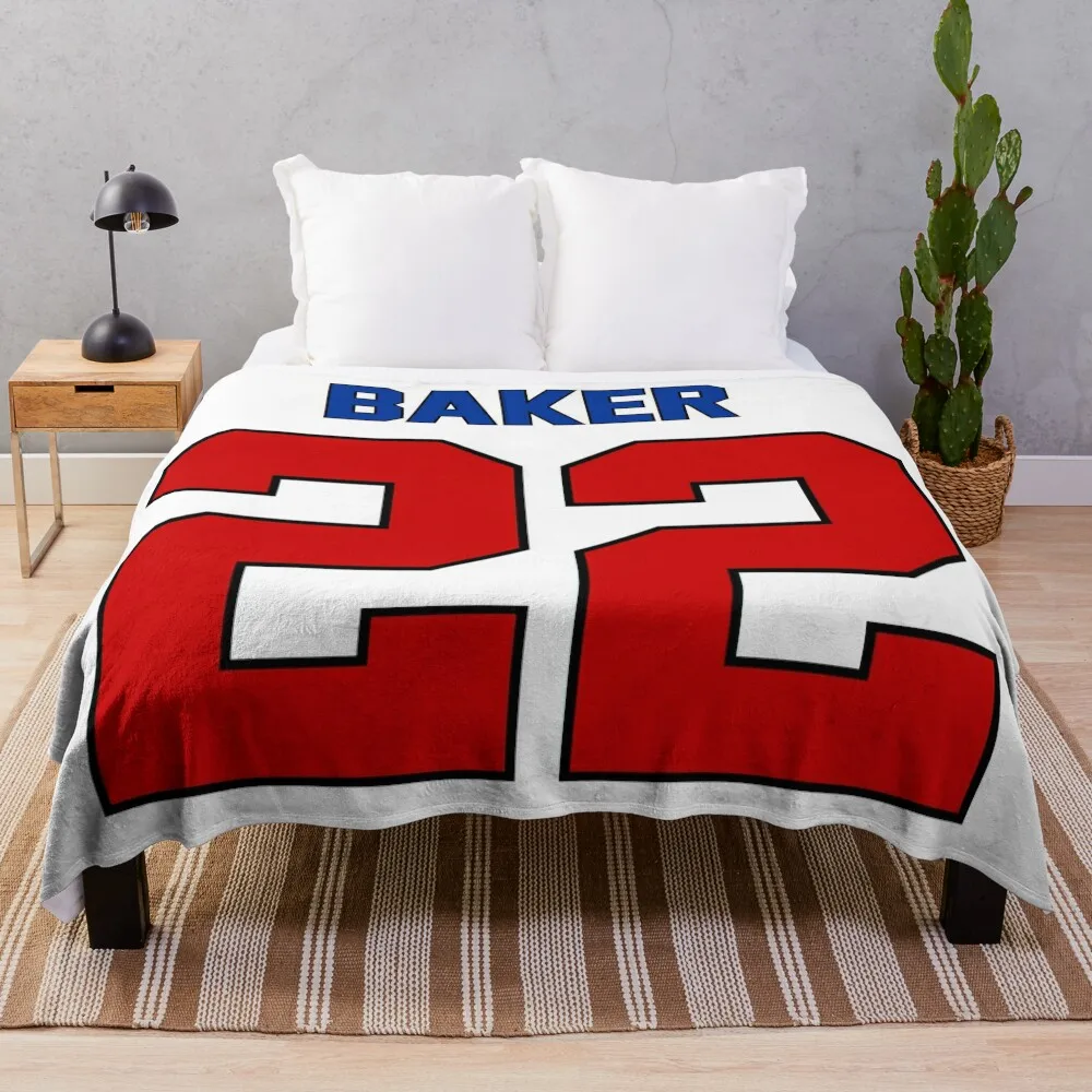 All American Baker Lucky Number Throw Blanket Luxury Brand Luxury Throw Sofas Blankets