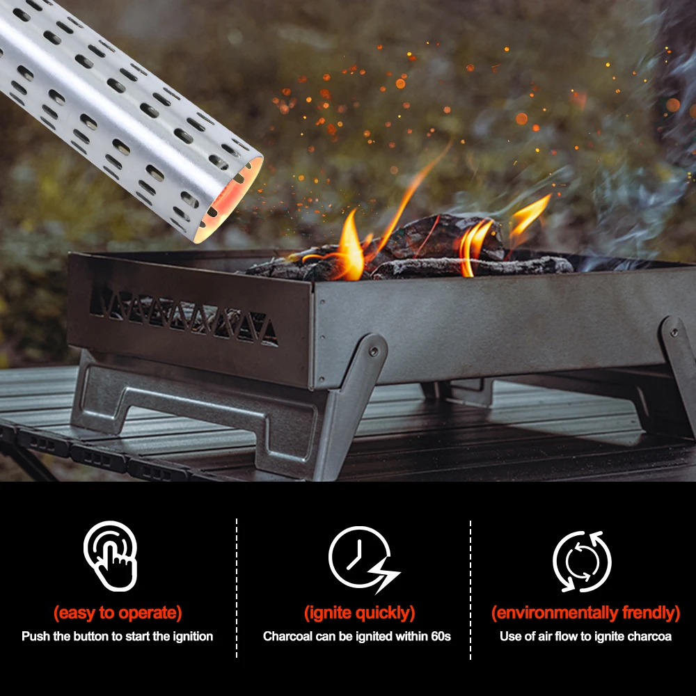 

Manufacture Windproof Outdoor Corded Gun Lighter Fireplace BBQ Charcoal Starter Grill Firelighter Campfire Weed Burner