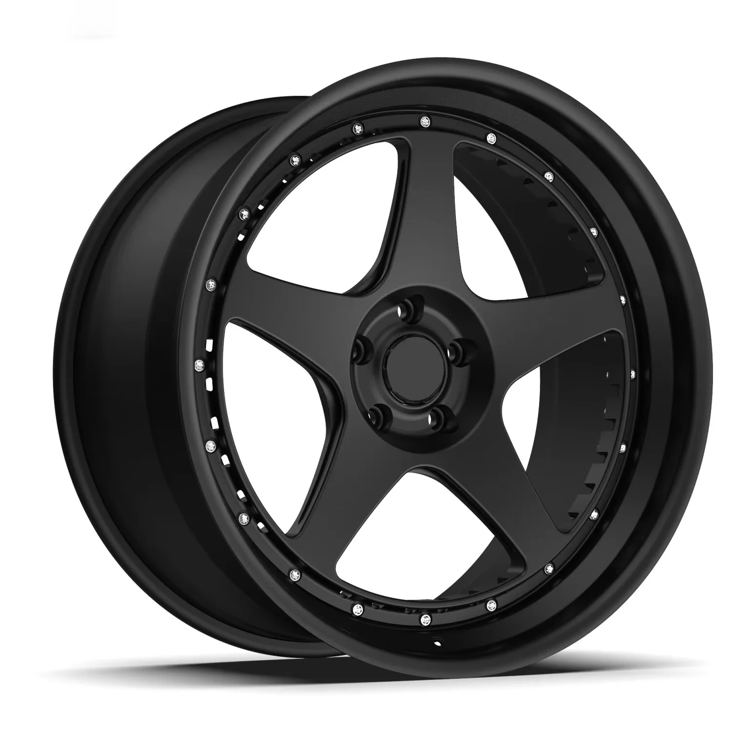 Upgraded version  Forged Gold Supercar Wheels 5x114.3 5x127 Alloy Spokes Design for Ferrari 812 GTS for   992 Turbo S