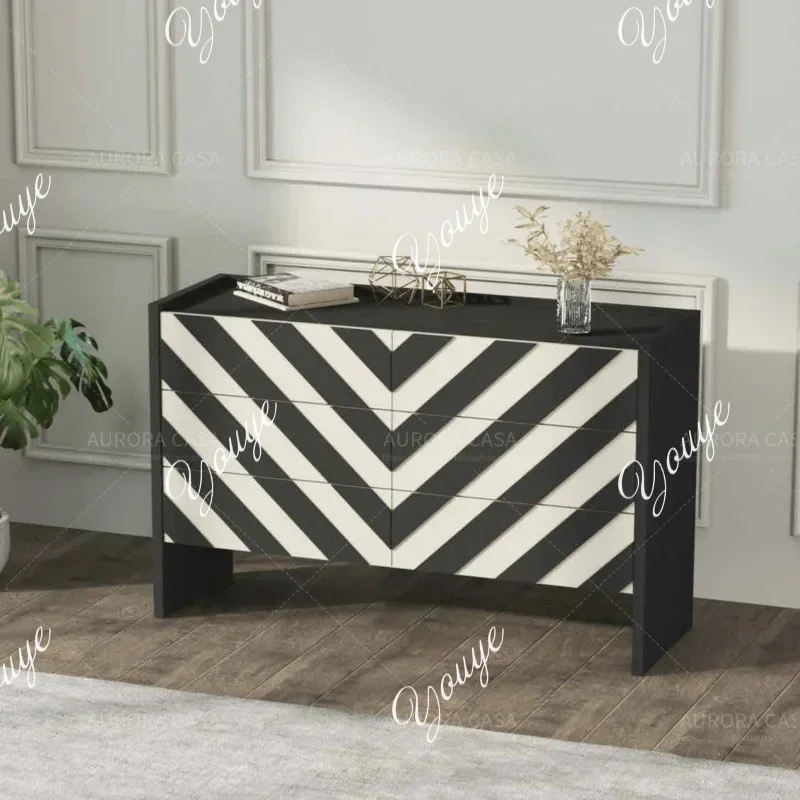 I XM Simple Drawer Cabinet Simple Modern Storage Side Cabinet Designer Multifunctional Wall Storage Side Cabinet