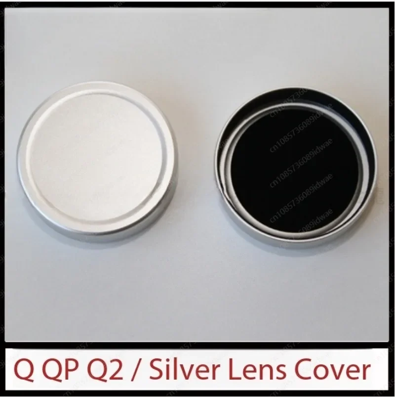 Q QP Q2 Lens Cover Q2M Camera Cover, Free Anti-Lost Rope, Black Silver Pack