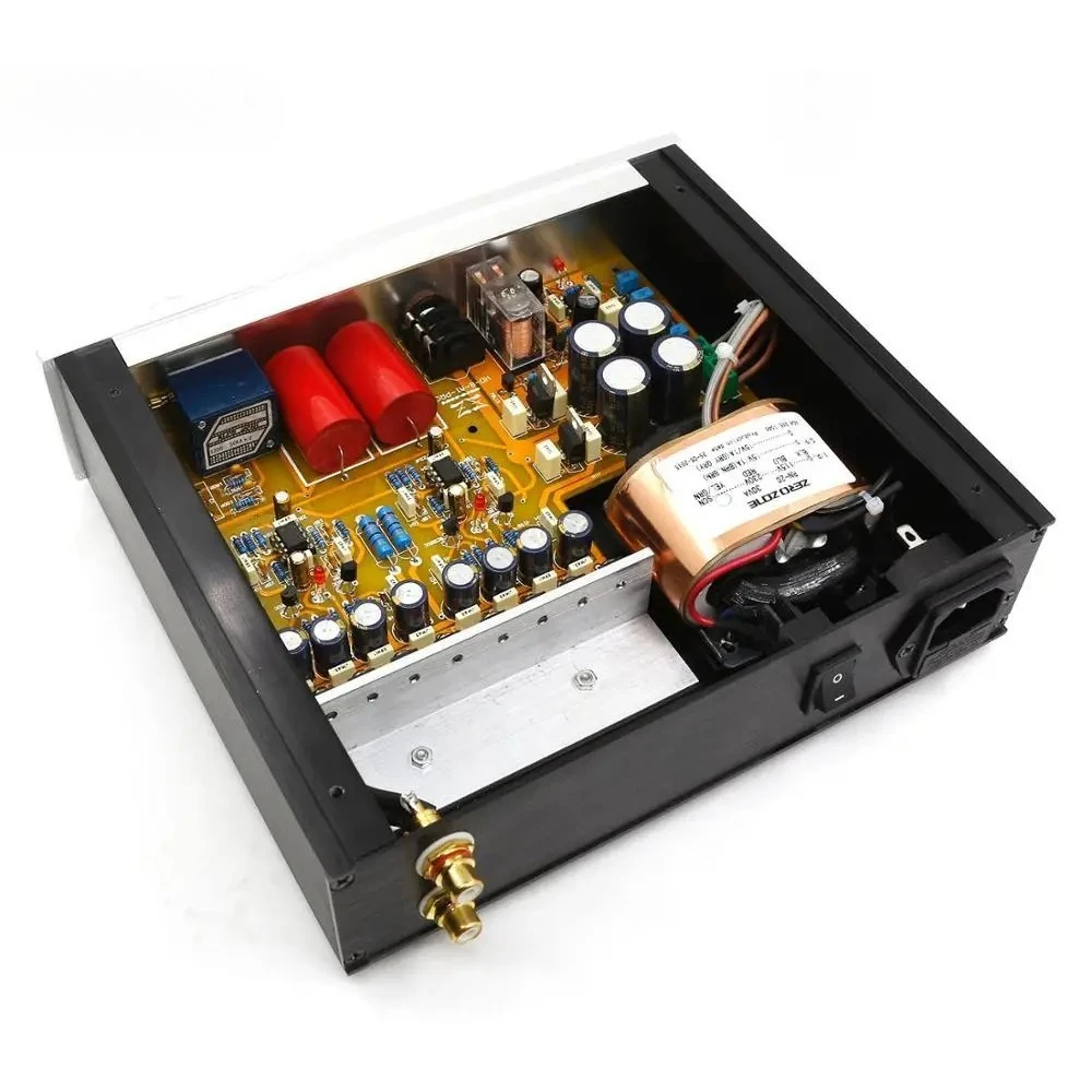 GZLOZONE DIY Kit HD-8-A1-PRO Headphone Amplifier Amp Box + Headphone Amp Kit + Transformer