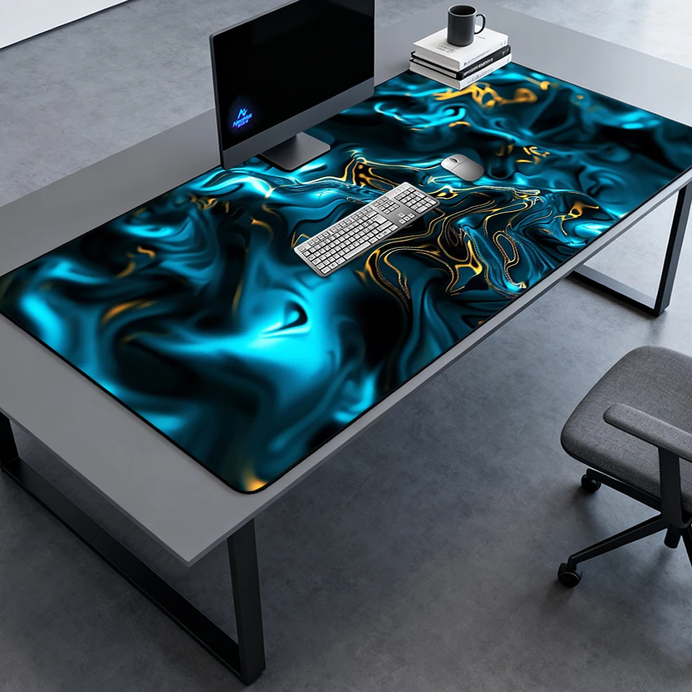 Liquid Swirl Mouse Pad Wide 180x60 Deskmat Gaming Full Mousemat Desk Pad Nonslip Premium Large Mousepad Table Mat Desk Mat Mat