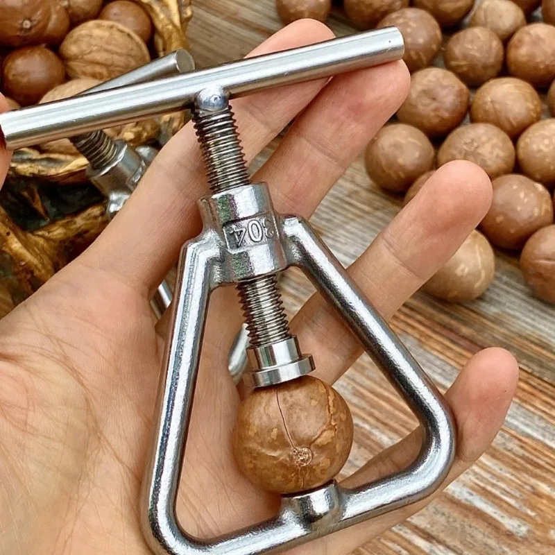 Multifunción Crack almendra nuez pecana avellana avellana Filbert Nut cocina Cascanueces Shell Clip abridor herramienta abrazadera alicate Cracker