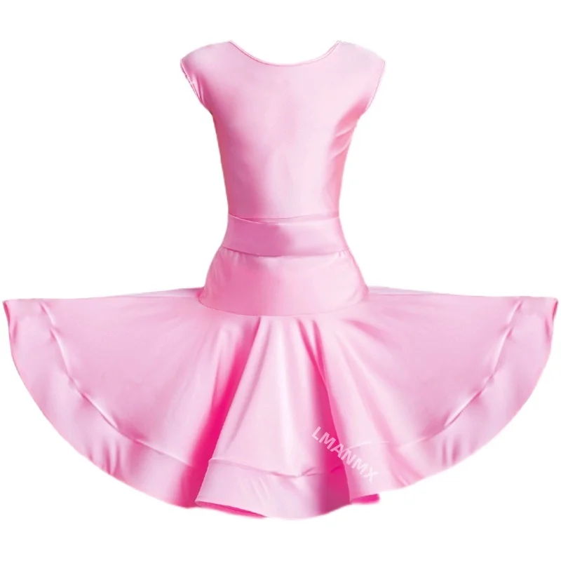 Nieuwe Latin Dance Grading-wedstrijdjurk voor kinderen en dansvoorstellingjurk voor kinderen