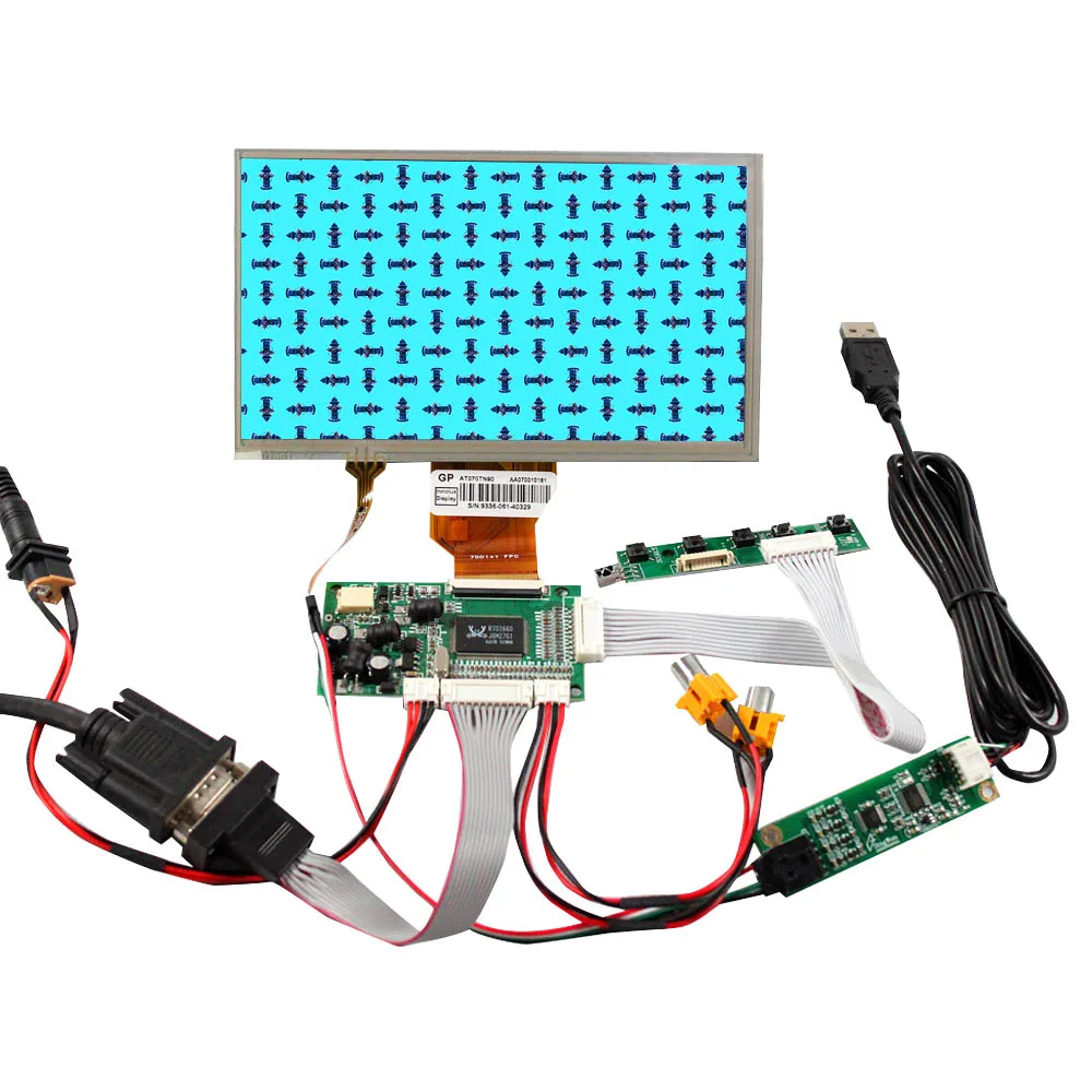 

VGA VA LCD Controller Board VS-TY50-V1 7inch AT070TN92 800X480 LCD Panel