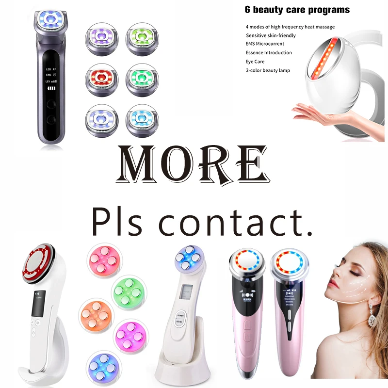 المكتبة الذكية الكل في واحد جهاز التجميل المضاد للتجاعيد للاستخدام المنزلي قابس USB العناية المستهدفة لتبييض الوجه مع العلامة الخاصة F #5