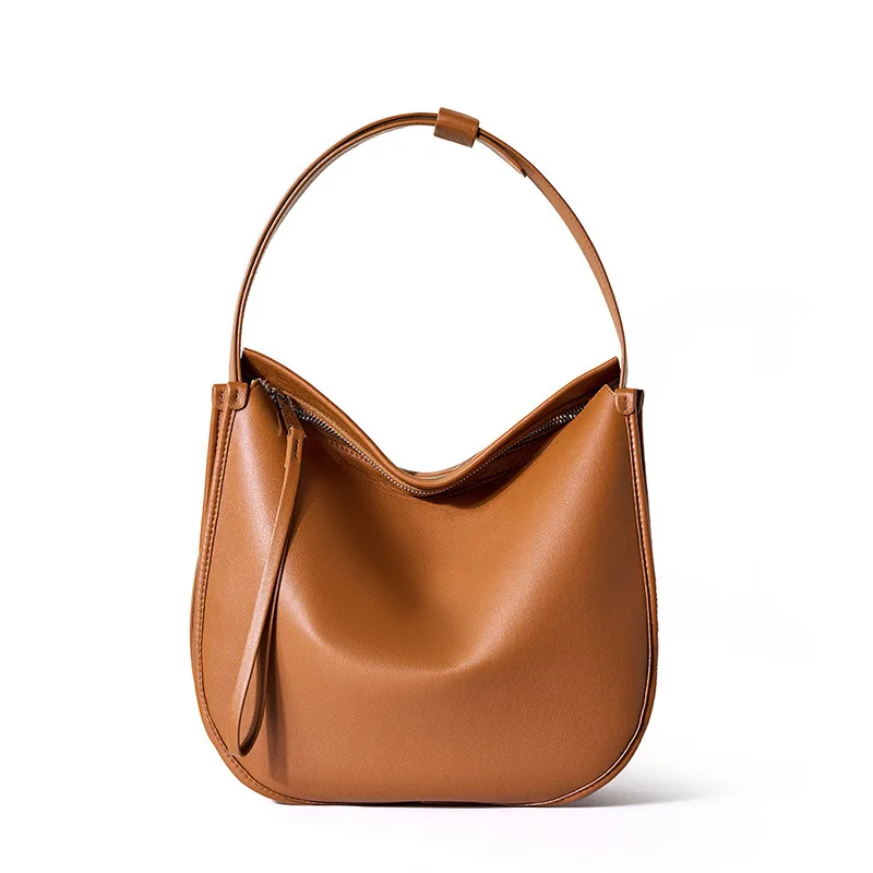 Full Grain Leather Soft Large for Women, 2026 New Minimalist Commute Shoulder,  