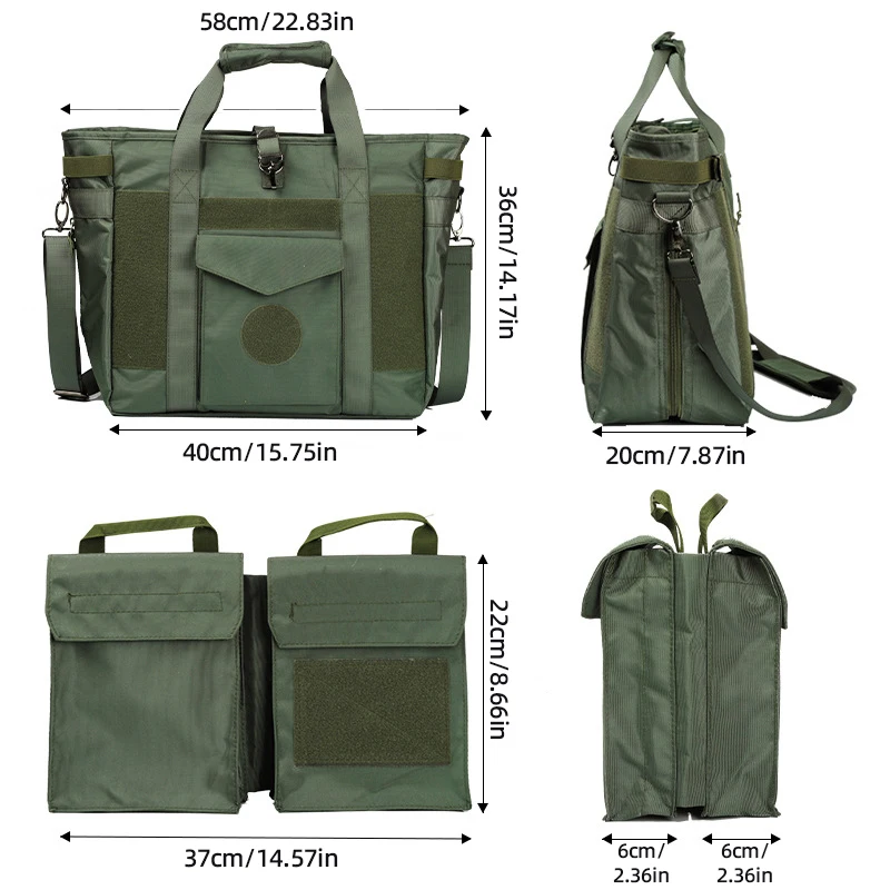 اللياقة البدنية الصالة الرياضية حقيبة يد سعة كبيرة خوذة الطيار الصعود حقيبة متعددة الوظائف في الهواء الطلق السفر ركاب رسول حقيبة الأمتعة #2