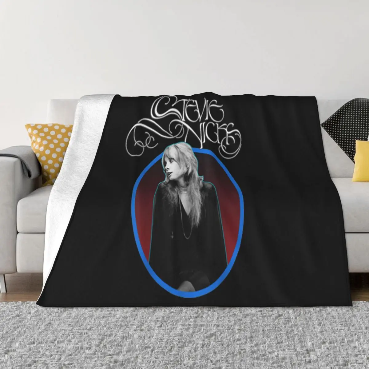 Stevie Nicks Rock On Love Musician Girl Stylish Woman Chinese Style New Arrival Customiz Steampunk Game Sale Throw Blanket