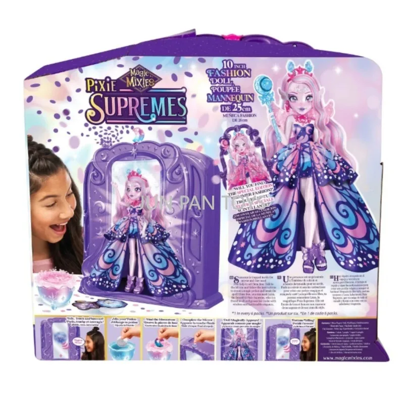 Original Moose Magic Mixies Pixie Supremes 10 In Rainbow Aria