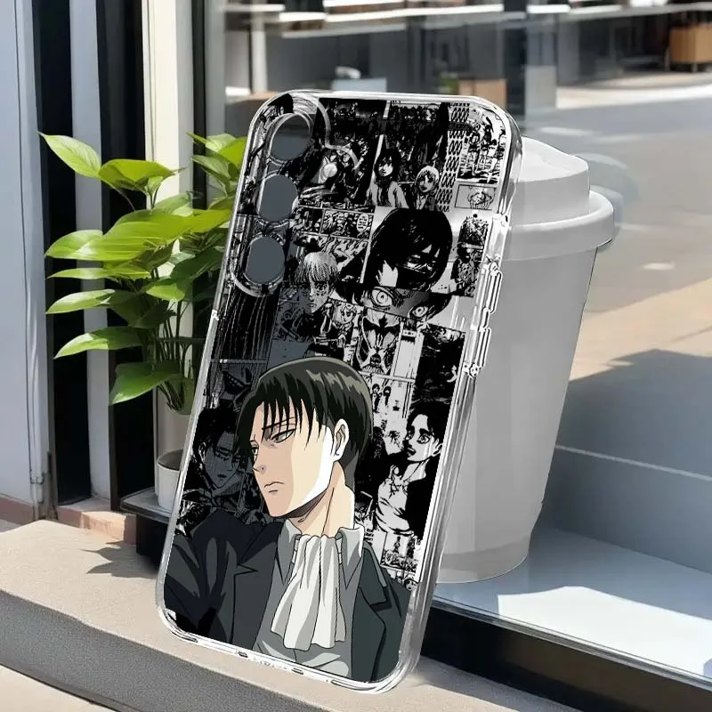 

Attack on Titan Anime Phone Case For Samsung Galaxy A73 A72 A71 A55 A54 A53 A52 A51 A33 A25 A22 A15 A14 A05 TPU Transparent