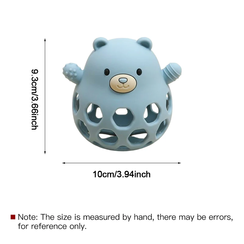 Jouets pour bébé ours de dessin animé, anneaux de dentition en Silicone sans BPA, cadeaux pour nouveau-nés, facile à saisir, anneau de dentition pour garçons et filles, jouet à mâcher