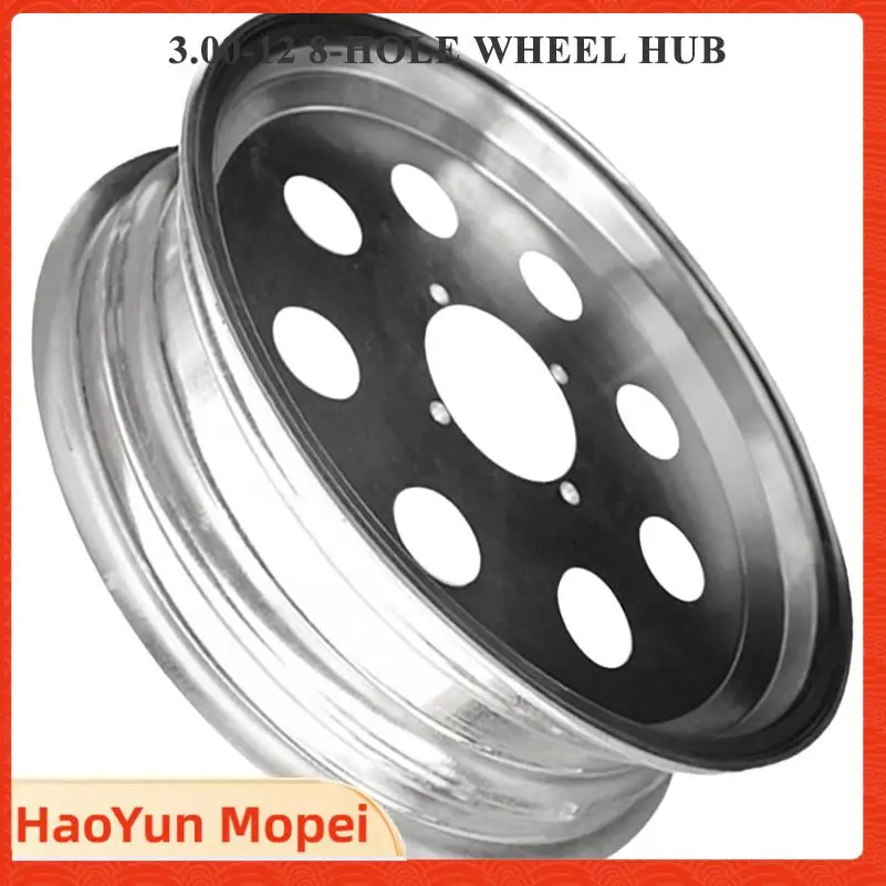 

Durable 8-Hole Aluminum Alloy Wheel Hub 3.00-12 for Motorcycle Tire Replacement and Customization