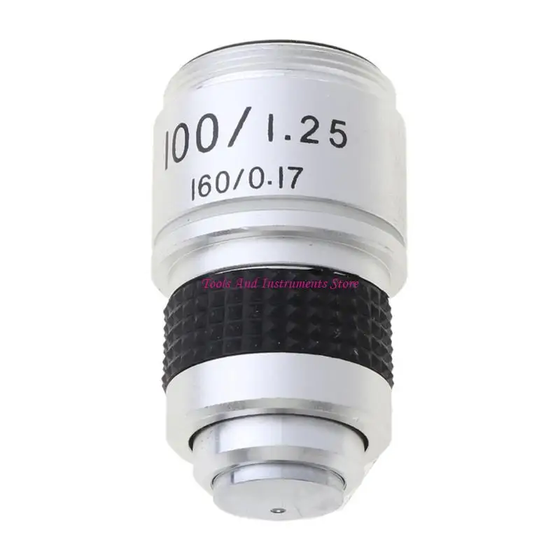 Комплект микроскопа 4x 10x 40x 100x Microscope Объективный объектив Achromatic C7AC